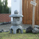 Pagoda Garden Statue Outdoor Figurine Lights Solar Powered LED Garden Decor Pagoda Light Asian Lantern Outdoor Decorations Home Tranquil Resin Waterproof Decor Lawn Yard by GreenHaven Gardens