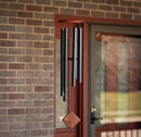 Woodstock Chimes Pluto Wind Chime for Outside 37" Black Teak Medium Tone Sound for Outdoor Garden, Patio, Porch Decor Gifts, Encore Collection, DCKT37 by CozyNest Decor
