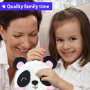 KRAFUN Panda Animal Sewing Kit for Kids Beginner My First Art & Craft, Includes Panda Doll Stuffed Animal, Instructions & Plush Felt Materials for Embroidery, Age 7 8 9 10 11 12 by TinyTreasures Baby Boutique