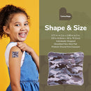 BioSwiss Bandages, Assorted Size Camoflauge Print Self Adhesive Bandage, Latex Free Sterile Wound Care, First Aid Kit Supplies for Kids and Adults, 60 Count by TinyTreasures Baby Boutique