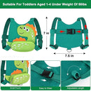 Toddler Harness Leash with Anti Lost Wrist Link, Accmor Cute Dinosaur Kids Harness Children Leash, Adorable Anti Lost Leash Walking Wristband Assistant Strap Belt for Baby Boys Girls Outdoor by TinyTreasures Baby Boutique