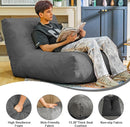Bean Bag Chair Lazy Bean Bag Sofa, Floor Beanbag Chairs with Stuffed High-Density Foam, Memory Foam Bean Bag Sofa for Living Room, Bedroom and Office by TinyTreasures Baby Boutique