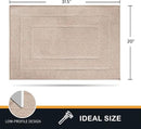PURRUGS Dirt Trapping Door Mat 20" x 31.5", Non-Slip/Skid Machine Washable Entryway Rug, Dog Doormat, Super Absorbent Welcome Mat for Muddy Wet Shoes and Paws, Beige by CozyNest Decor