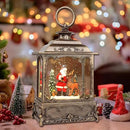 Christmas Snow Globes,Christmas Decorations for Home,with 6 Hour Timer,Musical Snow Globe,Battery Or USB Powered,Christmas Lantern,Christmas Festival Decor, Santas Reindeer by CozyNest Decor