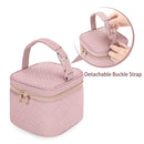 Fasrom Breastmilk Cooler Bag with Ice Pack Fits 4 Baby Bottles up to 5 Ounce, Insulated Baby Bottle Bag for Nursing Moms Daycare or Travel, Easily Attaches to Stroller, Pink (Patent Design) by TinyTreasures Baby Boutique