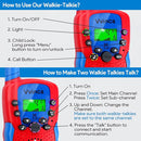Vvinca Walkie Talkies for Kids Rechargeable, Spider Toys for Ages 3 4 5 6 7 8 9 10 Boys Girls Christmas Birthday Gifts for 3-12 Year Old, 2 Way Radio 22 CH VOX Long Range Walkie Talkie with Flashlight by TinyTreasures Baby Boutique