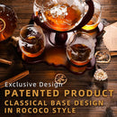 Gifts for Men Dad Husband Christmas, Whiskey Globr Decanter Set with 4 Etched Globe Glasses, Unique Anniversary Birthday Gifts for Brother Boyfriend, Cool Stocking Stuffers Bourbon Whikey Gifts by CozyNest Decor