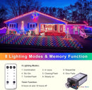 Net Lights Outdoor Mesh Lights, 360 LED Christmas Net Lights Plug in with Remote, 12x5 ft Extendable 8 Modes Net Lights Waterproof with Green Wire for Bushes Gazebo Lawn Patio Garden Tree (Multicolor) by GreenHaven Gardens