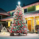 KNONEW 197FT 500 LED Christmas Lights Outdoor String Lights 8 Modes & Memory Fairy Light Plug in Waterproof LED String Lights for Xmas Yard Tree Wedding Party Holiday Decorations (Red and White) by GreenHaven Gardens
