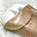 Hooyax Muslin Baby Lounger Cover 1 Pack, 100% Cotton Soft & Breathable Infant Lounger Covers Only for Newborn (Brown) by TinyTreasures Baby Boutique