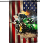 FLAGWIX American Flags, Farmer Tractor Flags - 4th of July Decorations for Home, Outside, House Flags 30x40, Tractor Farmer American Flag - Double Sided Heavy Duty Canvas, Decorative Outdoor Flags by GreenHaven Gardens