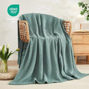 EMME Muslin Throw Blanket 100% Cotton Blankets for Couch Breathable Gauze All Season Soft and Lightweight Pre-Washed (Teal, 50"x70") by CozyNest Decor