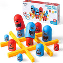 Tic Tac Toe Strategic Board Game for Kids and Family,Party Tabletop Games, Strategy Head to Head Games,Friendly Educational Board Game, Suitable Party 2 Players Toys (1PC) by TinyTreasures Baby Boutique