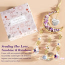 I Love You Gifts for Her Women Wife Girlfriend, Cool Moon Crystal Suncatcher Romantic Birthday Gifts Anniversary Wedding for Mom Her Grandma Wife Couples Wedding Engagement Gifts