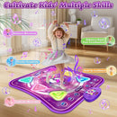 Dance Mat for Kids, Light-up 6-Button Dance Pad with Wireless Bluetooth & 5 Game Modes, Toddler Electronic Dance Mats Musical Dancing Toys Christmas Birthday Gifts for Boys Girl Aged 3 4 5 6 7 8 9 10+ by TinyTreasures Baby Boutique