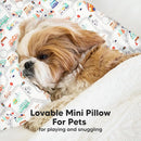 Mini Toddler Pillow with Pillowcase - 9x13 My Little Dreamy Travel Kids Pillow for Sleeping, Toddler Bed, Small, Tiny, Organic Cotton Pillowcase, Soft & Breathable, Kids 2-4 Years Old (Roadway) by TinyTreasures Baby Boutique