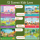 Search and Find Books for Kids 3-5,Toddler Preschool Larning Activities Educational Toys for 3 4 5 6 Year Old Boys Girls, Travel Game for Road Trip Car Airplane, Easter Basket Stuffers Gifts for Kids by TinyTreasures Baby Boutique