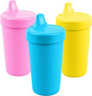 Re-Play Sippy Cups for Toddlers - 10 Oz. Reusable Spill Proof Cups for Kids, Dishwasher/Microwave Safe - Made in USA - Set of 3-3.13" x 6.25" - Easter by TinyTreasures Baby Boutique