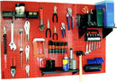 Wall Control 30-WRK-400RB Standard Workbench Metal Pegboard Tool Organizer,Red/Black by GreenHaven Gardens