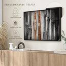 ElephantStock Ski Collection Wall Art - Horizontal Framed Canvas - 1-Piece Bathroom Wall Decor - Photography sports Canvas Print - Brown and Black Decor for Wall - 19" X 13" by CozyNest Decor