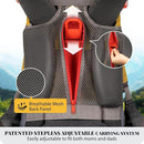 WIPHA Baby Backpack Carrier, Upgraded Carrying System Baby Hiking Backpack Carrier, Ergonomic Pro Hiking Baby Carrier Backpack with Safety Seat, Lightweight Large Capacity Toddler Carrier by TinyTreasures Baby Boutique