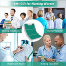 Nursing Clipboard Foldable Clipboard Medical: Edition Cheat Sheets Aluminum 3 Layers Foldable Clipboards Nursing Pocket Size Profile Clip Nurse Clipboards Notepad for Nurses Students and Doctors by TinyTreasures Baby Boutique