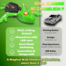 Wall Climbing RC Chameleon Toy for Kids, Rechargeable Remote Control Lizard Toy with LED Eyes, Dual Mode Floor & Wall Driving, Gift for Boys Girls Ages 3+ by TinyTreasures Baby Boutique