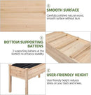 Yaheetech 1pc Raised Garden Bed 48x24x30in Elevated Wooden Horticulture Planter Box with Legs Standing Growing Bed for Gardening/Backyard/Patio/Balcony by GreenHaven Gardens