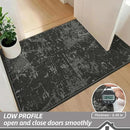 BEQHAUSE Dirt Trapper Door Mat 32"x48" Non-Slip Door Mats Washable Entryway Rugs Stain Resistant Doormat Absorbent Welcome Floor Mat for Front Back Door, Muddy Wet Shoes & Paws,Dark Grey by CozyNest Decor