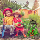 Garden Cloches for Plants Extra Large Sapbontchi Garden Cloche Chicken Wire Cloche for Plants Cages Cover Plant Protectors from Animals in Outdoor Vegetable Garden Set of 6 Plant Cloche 20" H x 12" D by GreenHaven Gardens