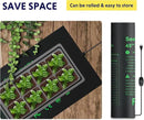 iPower 48" x 20.75" Seeding Heat Mat with Thermostat Temperature Adjustable Knob, 2 Pack Durable Warm Hydroponic Plant Germination Starting Pad by GreenHaven Gardens