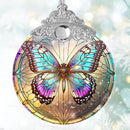 Stained Glass Suncatcher, Jocidea Butterfly Ornament, Christmas Ornaments, Holidays Ornaments, Christmas Tree Decor, Butterfly Decor for Home, Butterfly Gifts by GreenHaven Gardens