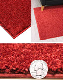 KOECKRITZ Soft and Colorful Kids Classroom Area Rugs (Passes Flammability Pill Test) Many Sizes and Bright Colors to Select from (6' x 8', Fire Engine) by CozyNest Decor
