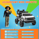ENYOPRO Licensed Ford Bronco Raptor Electric Car for Kids, 12V Ride On Toys for Toddlers, Christmas Birthday Gifts Ride On Car for Kids Age 3-6 w/Remote Control, Bluetooth, LED Lights, 2 Speed (White) by TinyTreasures Baby Boutique