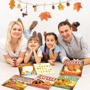 4PCS Thanksgiving Paint by Sticker Books Crafts for Kids Ages 4-8 Fall Sticker by Number Books Activity Book for Kids Age 3-5 Puzzle Book Craft Art Toddler Gift with Turkey Pumpkin 32 Pictures by TinyTreasures Baby Boutique