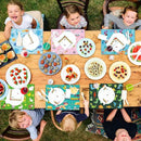 Unicorn Mermaid Kids Placemats Set of 6 Transport Dinosaur Plastic Table Mats Toddler Children Farm Ocean Animal Place Mats Washable Table Decoration for Indoor Outdoor Party Kitchen Dining by CozyNest Decor