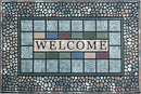 CHICHIC Rectangle Entrance Door Mat Large 18 x 30 Inch Entry Way High Traffic Area Doormat Front Door Rugs Outdoors Heavy Duty Welcome Mat, Non Slip Rubber Back Low Profile for Garage by CozyNest Decor