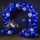 JOYIN 150 Pcs Royal Blue Balloons, Different Sizes 18 12 10 5 Inch Royal Blue Latex Balloon Arch Kit with Instruction for Birthday Party Graduation Wedding Holiday Decoration by TinyTreasures Baby Boutique