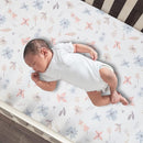 Lambs & Ivy Baby Blooms 3-Piece Pink Floral/Butterfly Baby Crib Bedding Set by TinyTreasures Baby Boutique