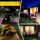 Hortsun Flamingo Solar Lights Outdoor Neon Light Yard Pink Flamingo Waterproof Decorations for Garden Patio Yard Pathway Decoration(4 Pack) by GreenHaven Gardens