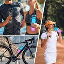 Enerbone Water Bottle, Leakproof BPA & Toxic Free, Motivational Water Bottle with Times to Drink and Straw, Fitness Sports Water Bottle with Strap for Office, Gym, Outdoor Sports by CozyNest Decor