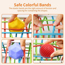 Baby Sensory Activity Toys for 1 Year Old Boy Girl Gifts, Sensory Shape Sorter Cube with Soft Textured Balls for 6 12 18 Months Infants Motor Skills Early Development, Toddlers 1 2 Birthday Gift by TinyTreasures Baby Boutique