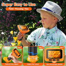 3" Screen Digital Microscope for Kids: 1000X Rechargeable Mini Pocket Portable Miniscope Magnifying Glass 4K Coin Jewelry Loupe Edu Science STEM Toy Xmas Gift 4-12 Boys Girls by TinyTreasures Baby Boutique