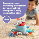 Lamaze Clip On Car Seat and Stroller Toy - Captain Calamari - Crinkle Car Seat Toys and Stroller Toys - Sensory Toys for Babies - Travel Toys for Car - Infant Toys Ages 0 Months and Up by TinyTreasures Baby Boutique