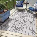 Keen Home Design Terrace Outdoor Area Rug - 6x9 Washable Indoor/Outdoor Rug for Patio, Kitchen, Balcony, Beach, Garden, Deck and Porch, Size: 6'x8'10" by GreenHaven Gardens