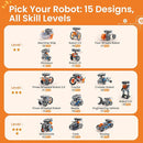 Sillbird Solar Robot Building Kit STEM Gift for Boys Aged 8-13, 15-in-1 DIY Science Educational Robotic Toy for Kids Teens Birthday, Powered by The Sun or Battery with 212 Pieces by TinyTreasures Baby Boutique