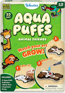 Skillmatics 3D Art Kit - Aqua Puffs Animals, Mess-Free Paint by Number Craft for Kids, DIY Color & Inflate Activity, Travel & Creative Gift for Girls & Boys Ages 4, 5, 6, 7, 8, 9, 10 by TinyTreasures Baby Boutique