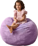 Bean Bag Chairs Teardrop Bean Bag Chair Beanbag Chair with Memory Foam Filled Machine Washable Cover for Living Room, Bedroom (Small,Purple) by TinyTreasures Baby Boutique