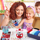Crochet Kit for Beginners - 4 PCS Crochet Starter Kit with Step-by-Step Video Tutorials, for Adults Kids - Elephant Mouse Pig Koala Microphone Crocheting Set by TinyTreasures Baby Boutique