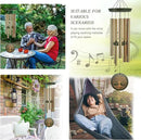 Memorial Wind Chimes for Outdoor & Gifts – Engraved Tree of Life, 36” Durable Metal Chimes with Soothing Melodies, Waterproof & Customizable Tones by CozyNest Decor
